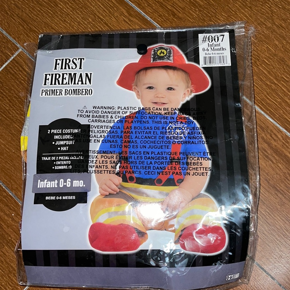 Party City First Fireman costume